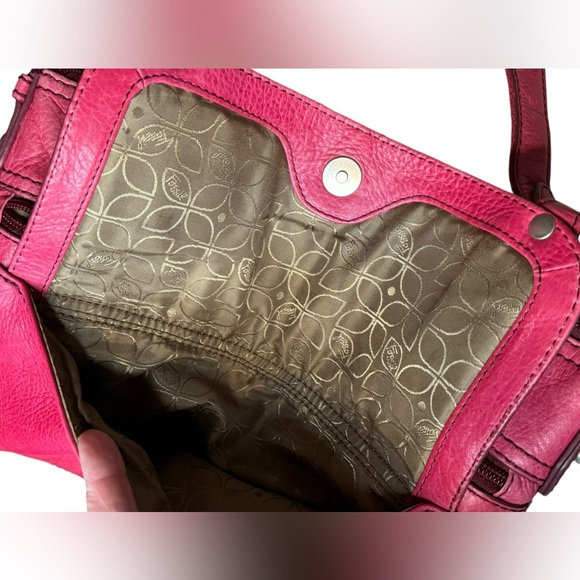 FOSSIL Deep Pink Leather bag - Picture 4 of 10